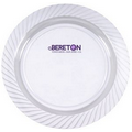 7.5" Clear Plastic Plate (Petite Line)